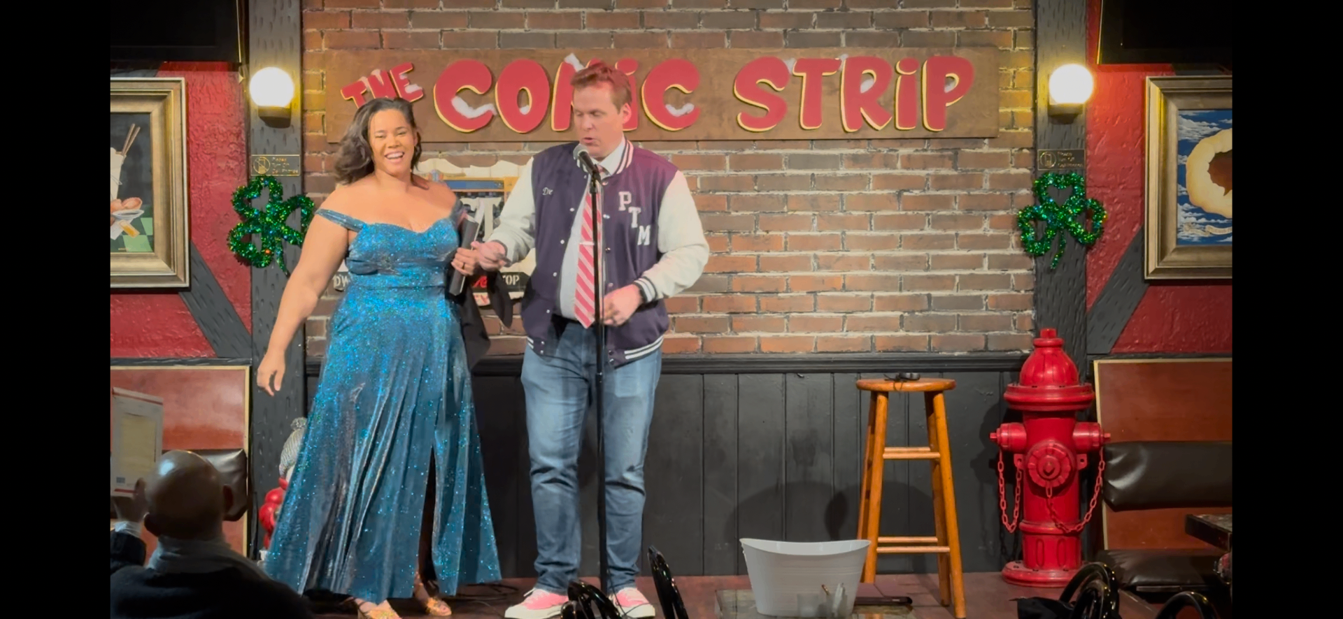 Pink Tie Magic at The Comic Strip